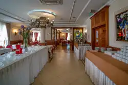 Dining room overlooking the second room